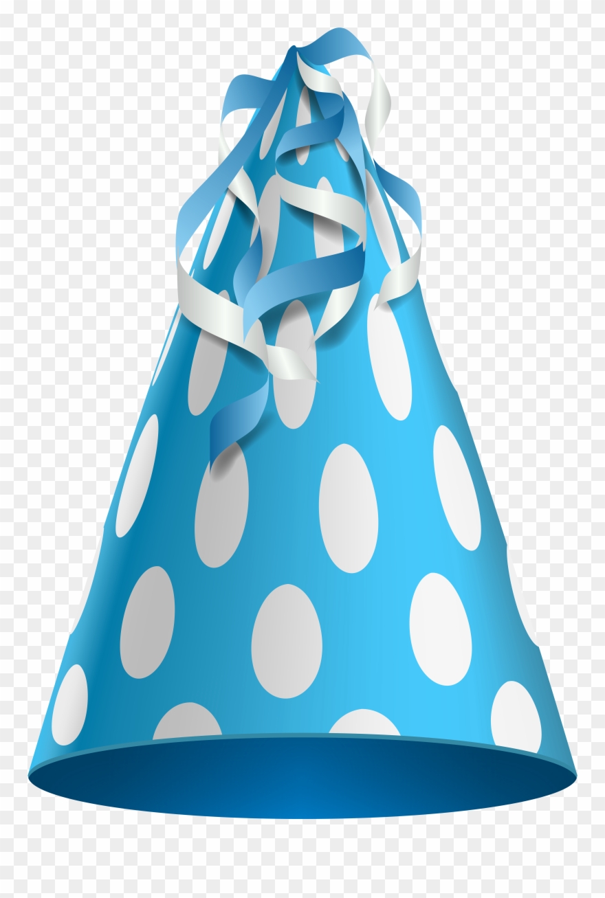 480 X 670 1 - Blue Birthday Hat Png Clipart