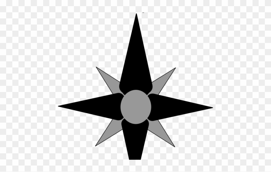 East Clipart Compass Symbol - North Arrow - Png Download