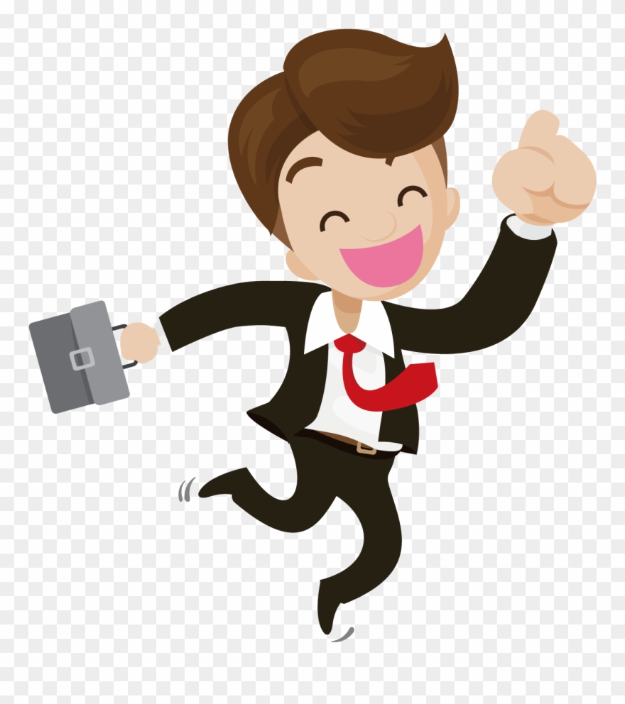 Businessperson Illustration Happy People Ⓒ - Happy Business People Clipart - Png Download