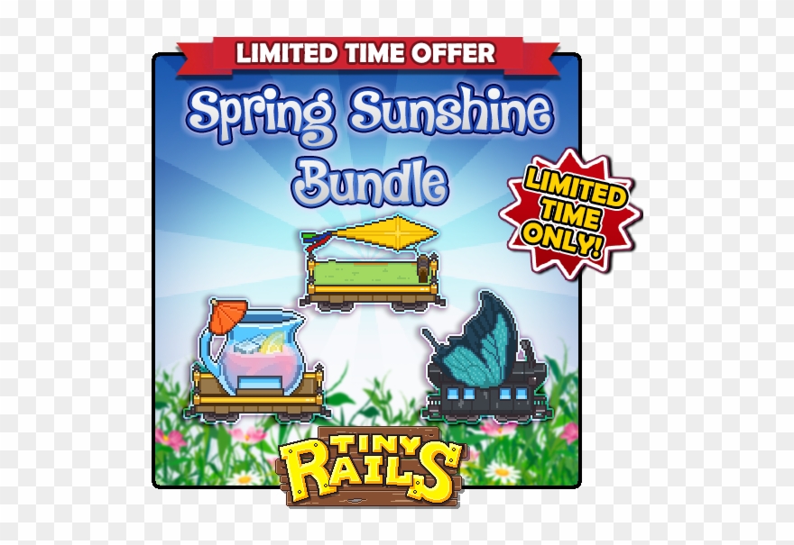 Tiny Titan Studios - Tiny Rails Easter Bundle Clipart