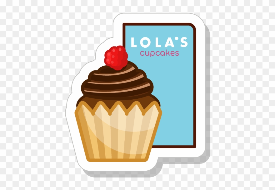 We've Partnered With Lola's Cupcakes - Cupcake Clipart