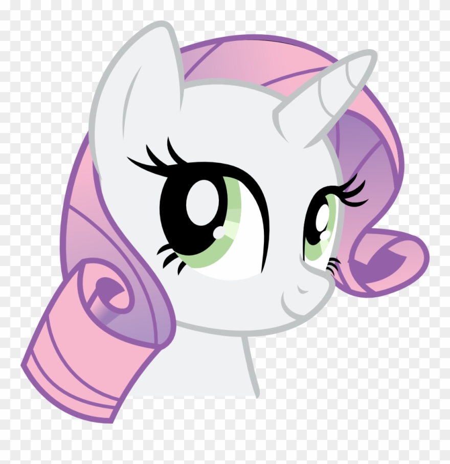 Sweetie Belle Rarity Rainbow Dash Whiskers Pony Horse - Cartoon Clipart