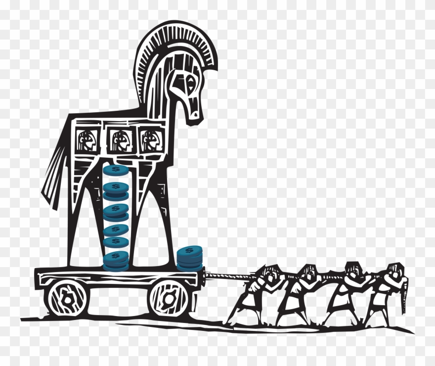 Amark A Trojan Horse For Crypto Adoption - Cartoon Trojan Horse Clipart