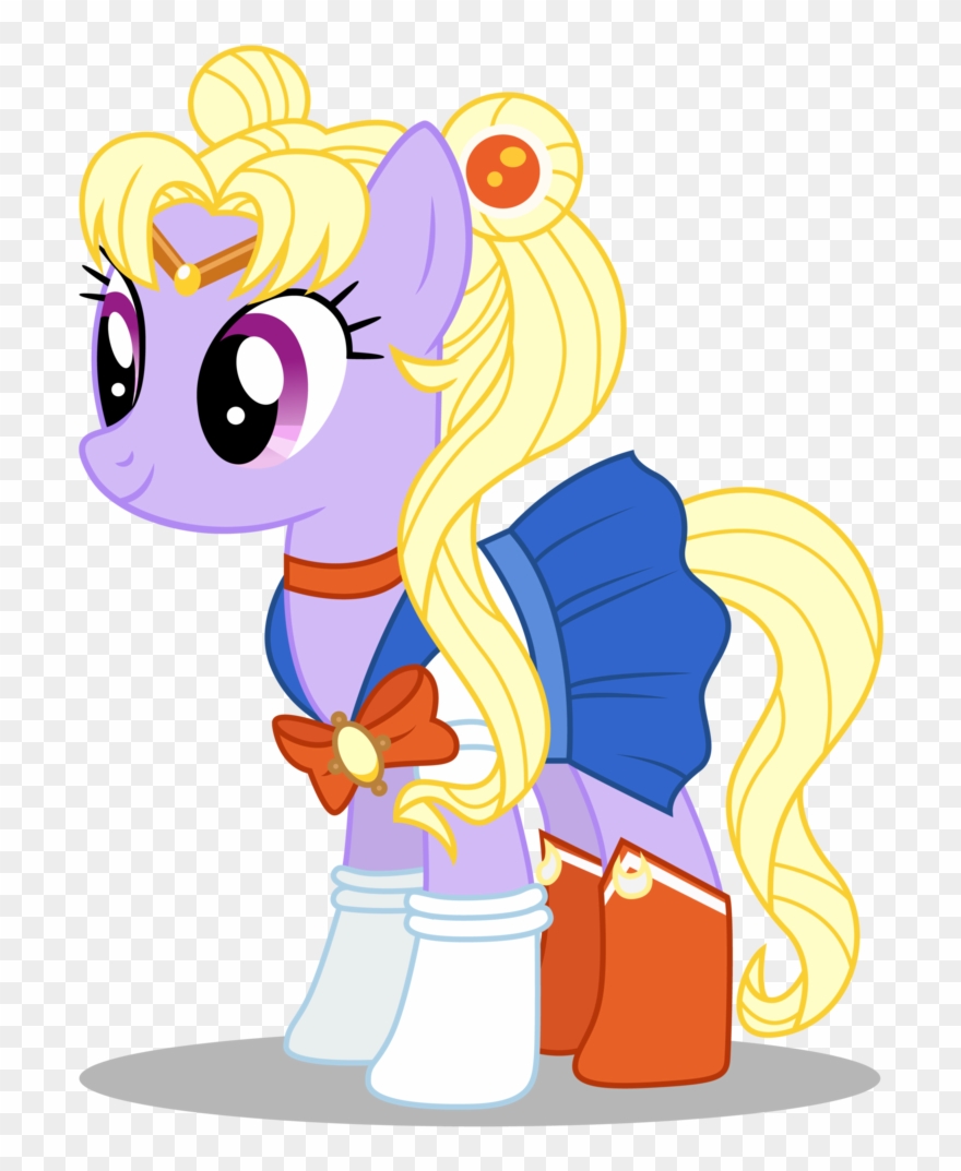 Ponytail Clipart Pony Tail - Sailor Moon Ponies - Png Download