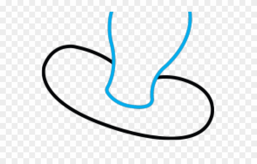 Drawn Baby Baby Soother - Line Art Clipart