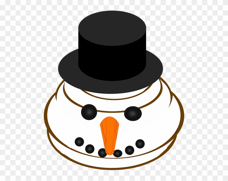 Snowman Poop Emoticon Smiley Emoji Clipart