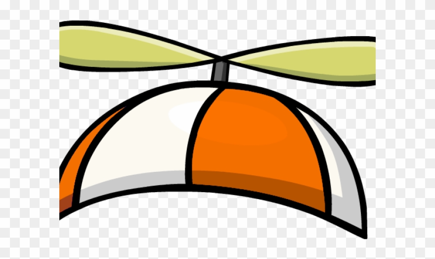 Beanie Clipart Orange Hat - Propeller Hat Transparent Background - Png Download