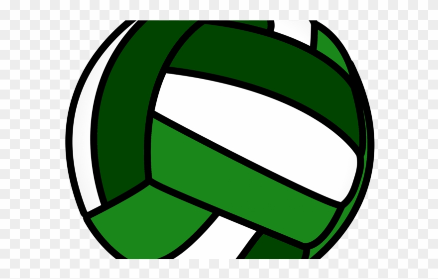 Green Clipart Volleyball - Png Download