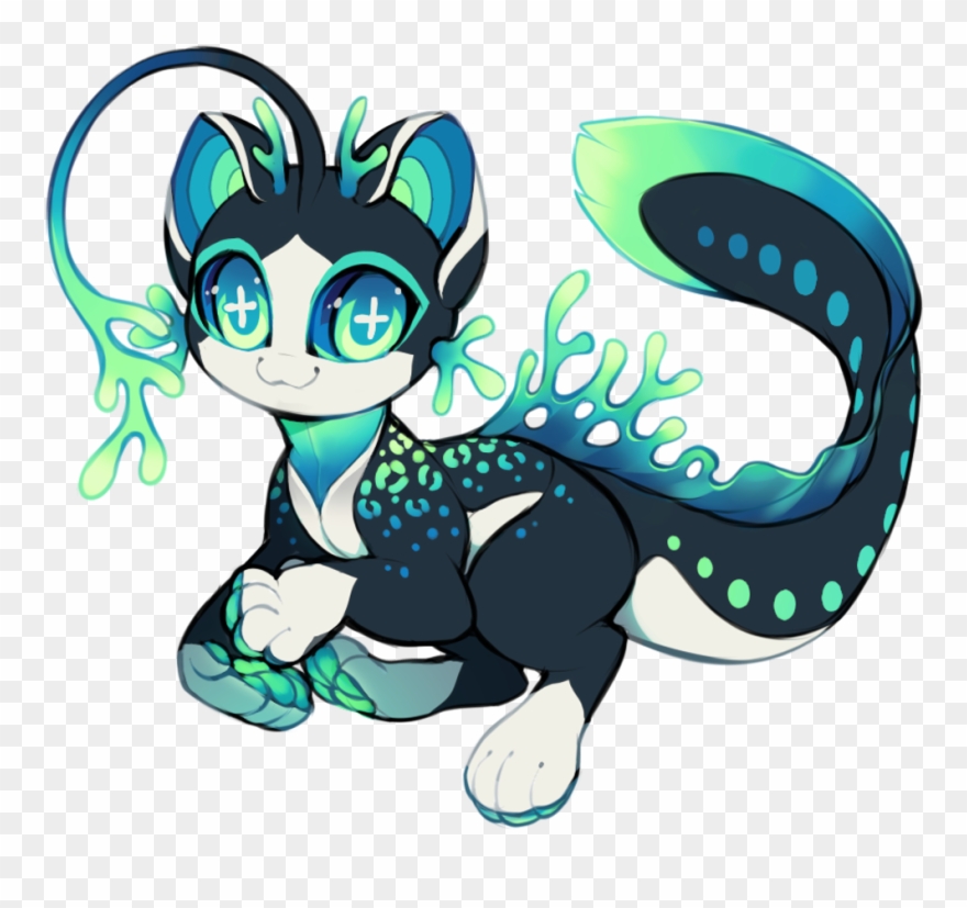 #ftestickers #creature #cat #fantasy #mermaid #mercat - Cat Fantasy Creatures Clipart