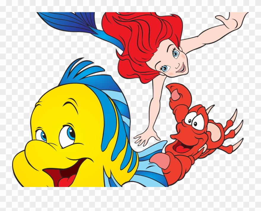 Little Mermaid Digital Scrapbooking Pack - Ariel The Little Mermaid Sebastian Clipart