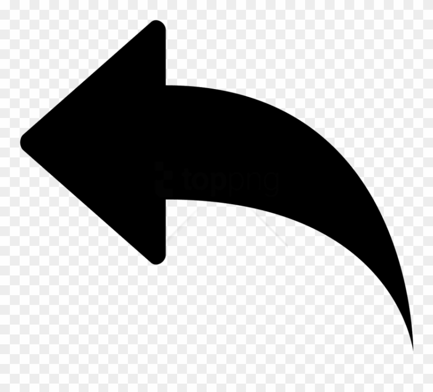 Free Png Reply Arrow Png Image With Transparent Background - Cute Arrow Facing Left Clipart