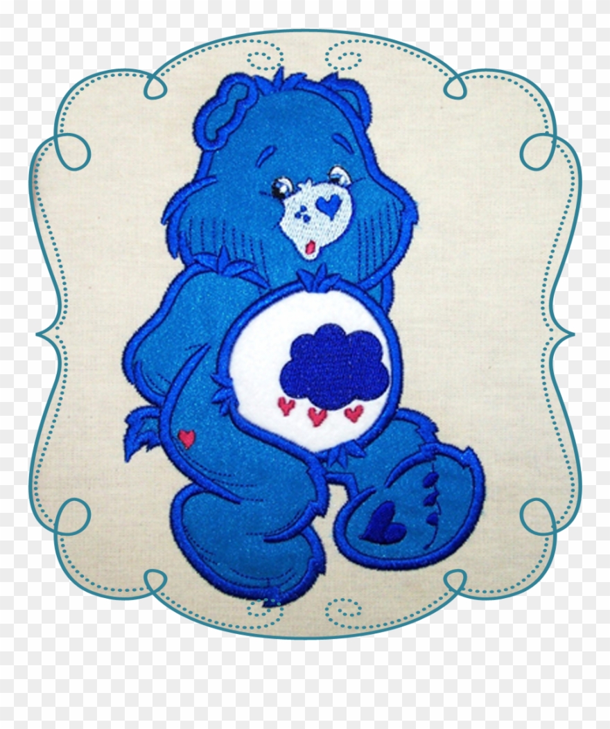Rainy Cuddle Bear - My Little Pony Embroidery Design Clipart