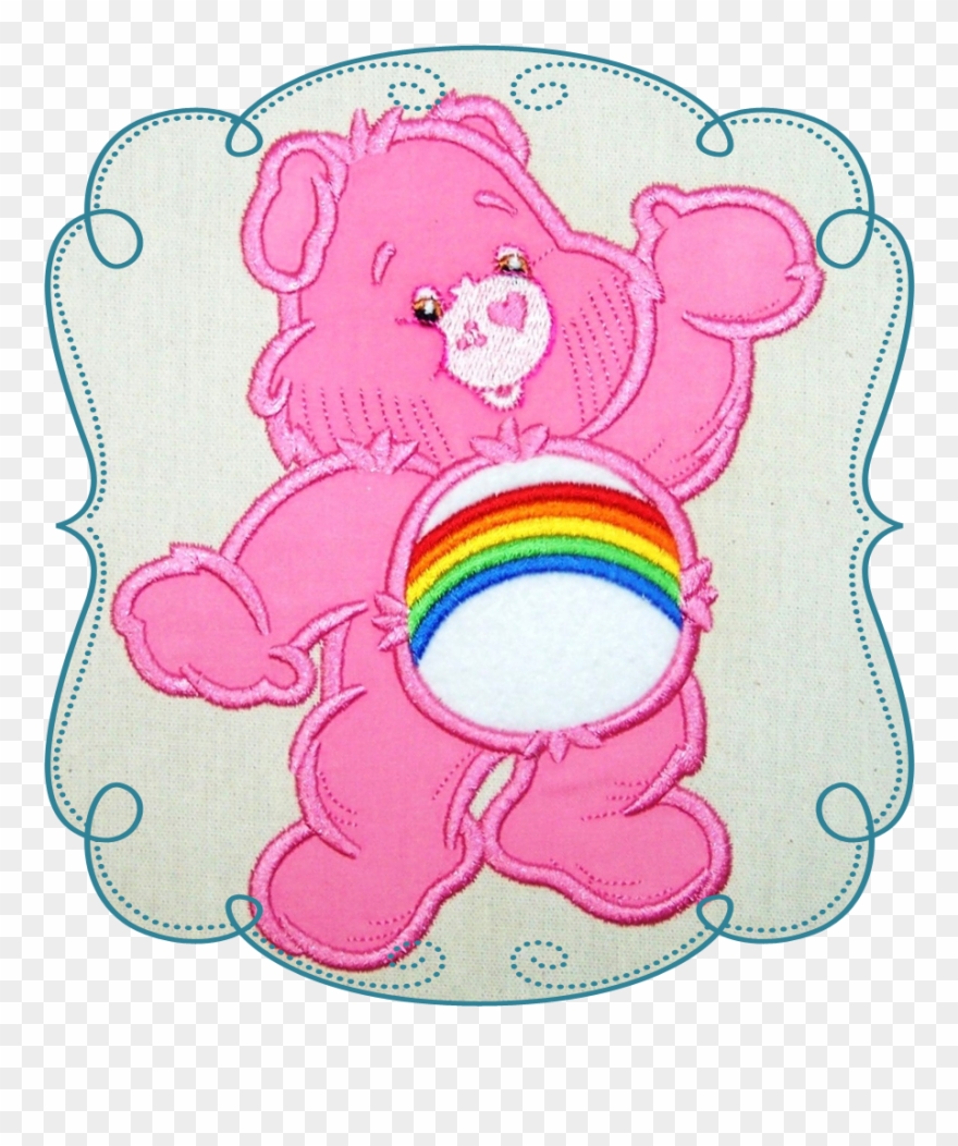 Care Bear Applique Machine Embroidery Design Pattern - Little Pony Applique Design Clipart