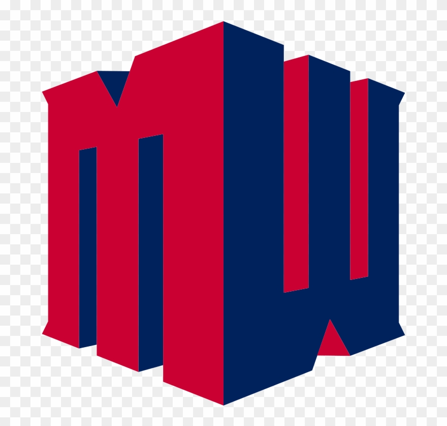 Mw Logo In Fresno State Colors - Mountain West Logo Fresno State Clipart