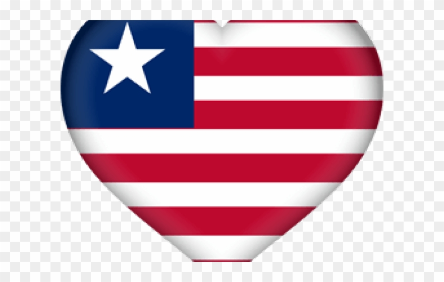 Liberia Flag Clipart - Liberia Vlag - Png Download