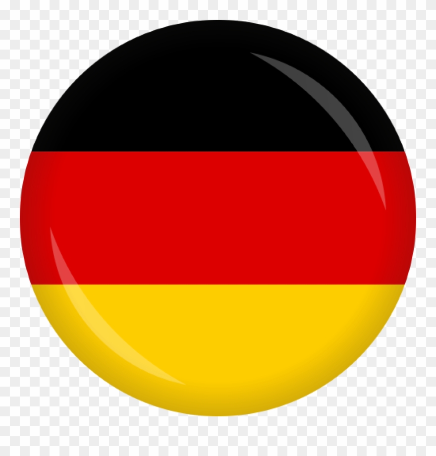 Germany Clipart World Flag - Germany Flag Circle Icon - Png Download