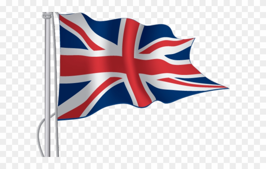 British Flag Clipart Present - British Flag Pole Png Transparent Png