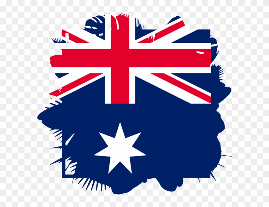 Happy Australia Day Poster - Australia Flag 4k Clipart