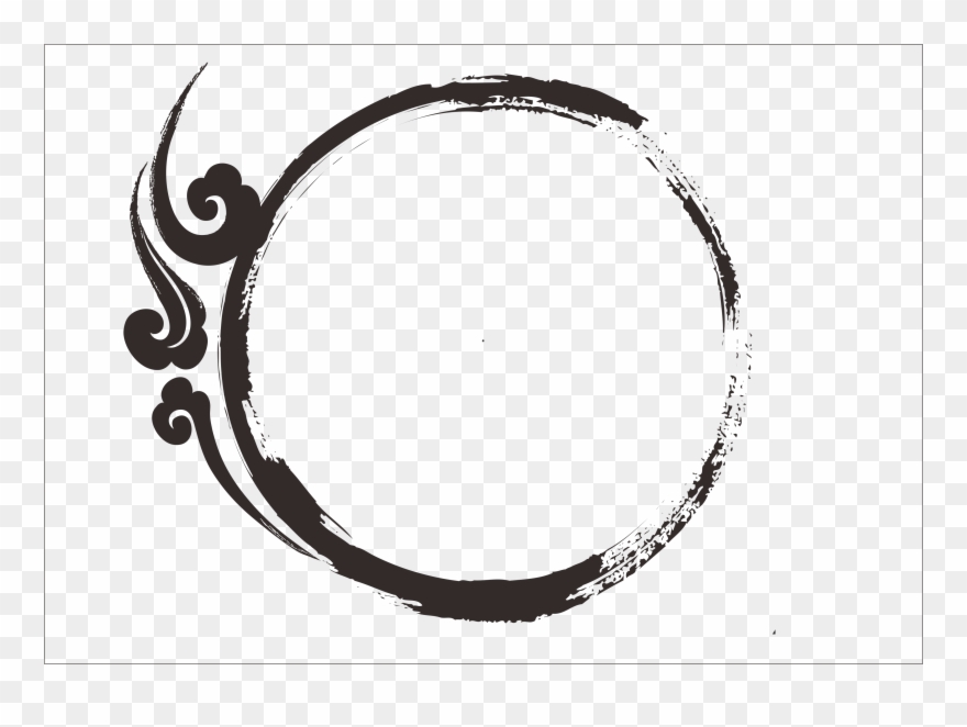 Border Transprent Png - Transparent Black Circle Border Clipart