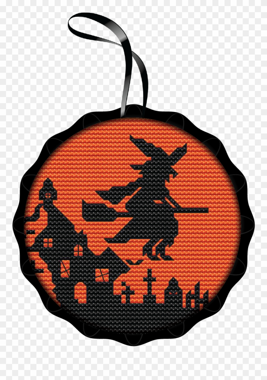 Witch Spooky Ornament Clipart