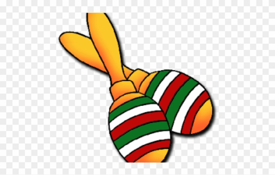 Mexican Clipart Mexican Restaurant - Cartoon Maraca Transparent Background - Png Download