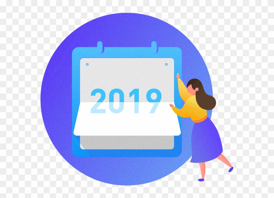 Happy New Year - Cartoon Clipart