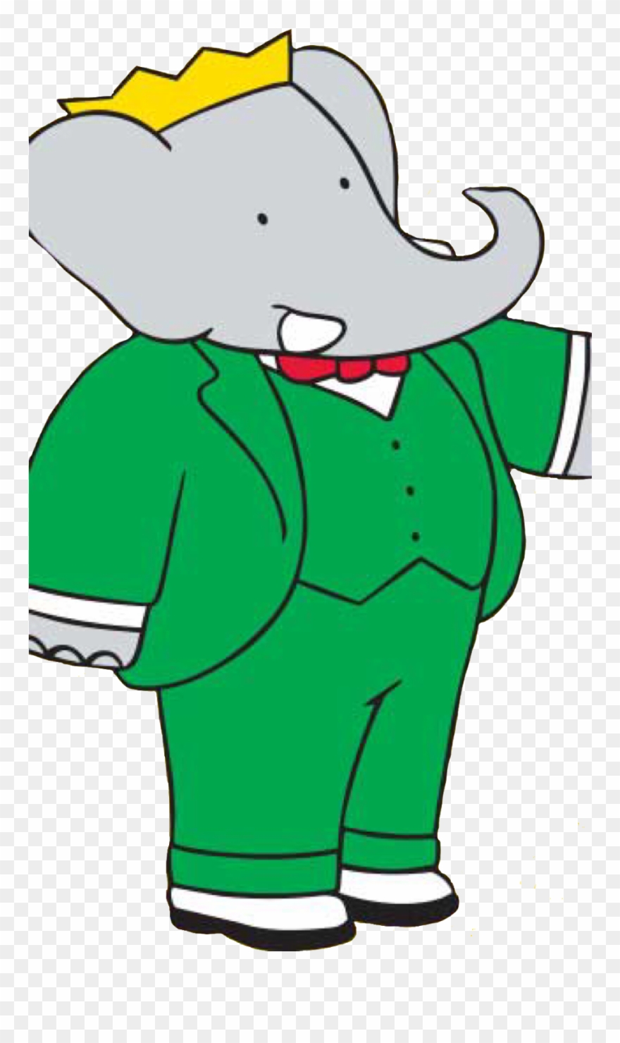931 X 1600 Nickjrcharacters - Desenho Animado Elefante Babar Clipart