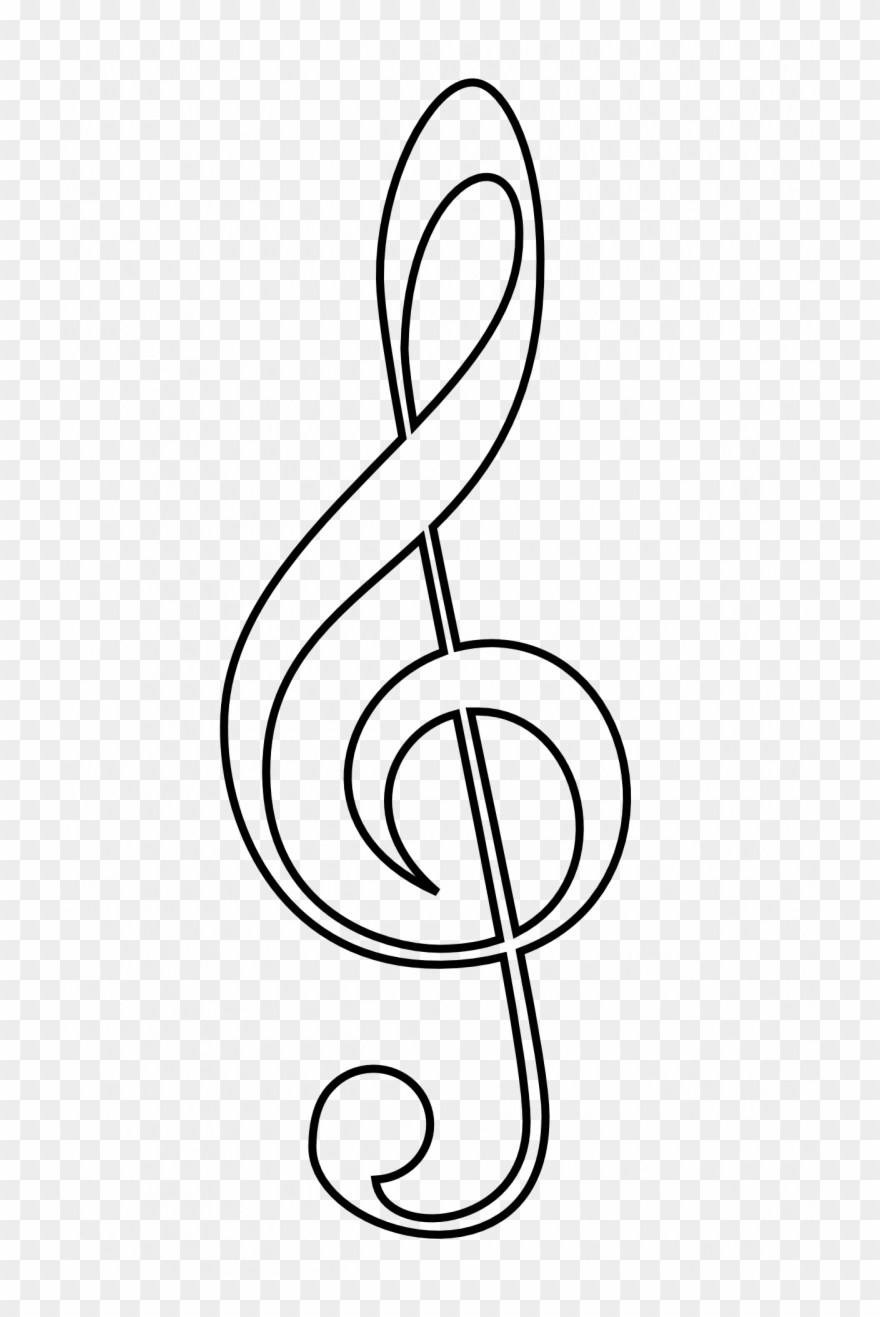 Download Treble Clef Clip Art - Treble Clef Clip Art - Png Download