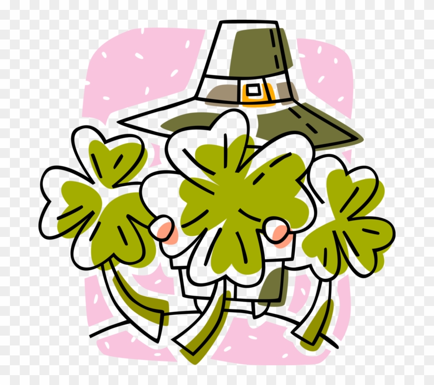 Vector Illustration Of St Patrick's Day Leprechaun's Clipart