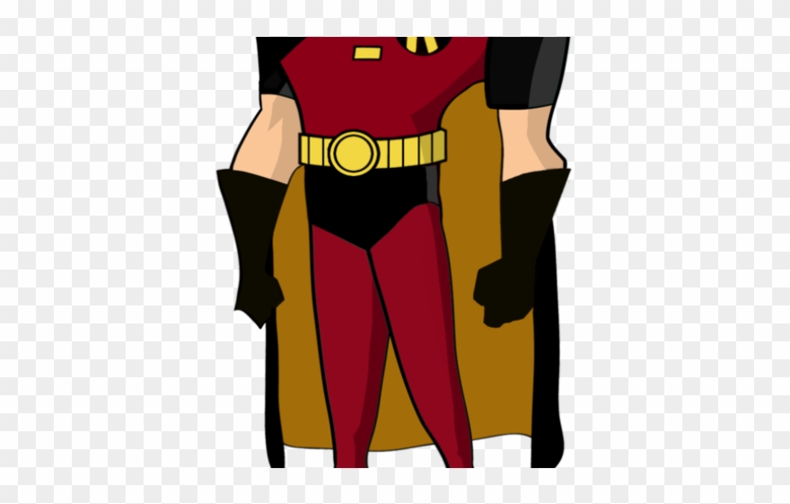 Superhero Robin Clipart Batman Cartoon - Robin Png Transparent Png