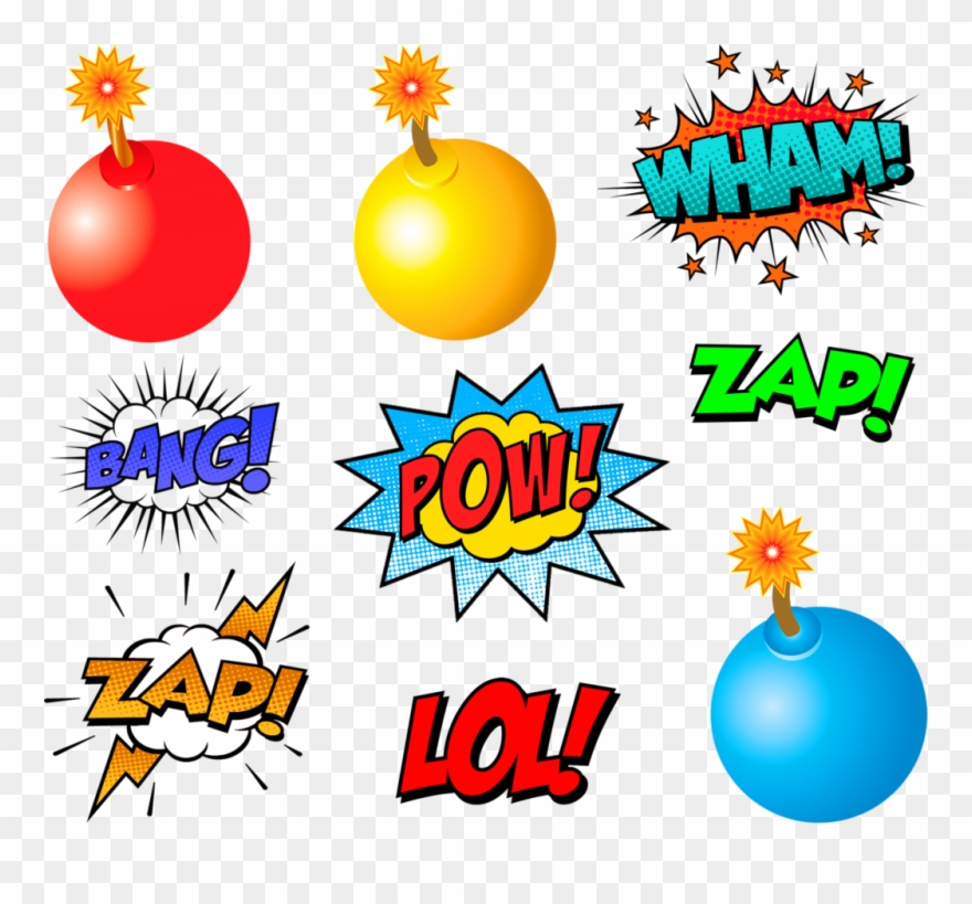 Superhero Bomb Clipart