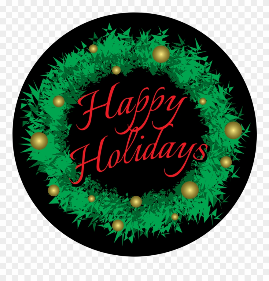 Apollo Design Cs-3499 Holiday Greetings Colourscenic - Circle Clipart