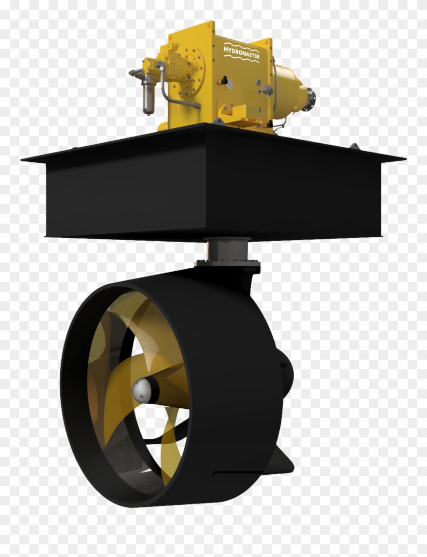 Well Mounted Azimuth Thrusters - Construction Equipment Clipart
