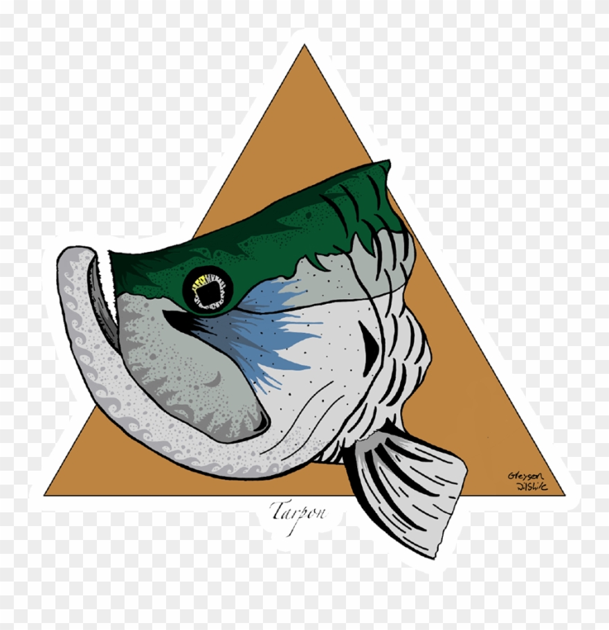 Greyson Wilshire Tarpon Sticker - Shark Clipart