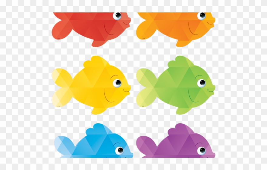 Original - Clipart Cartoon Colorful Fish - Png Download