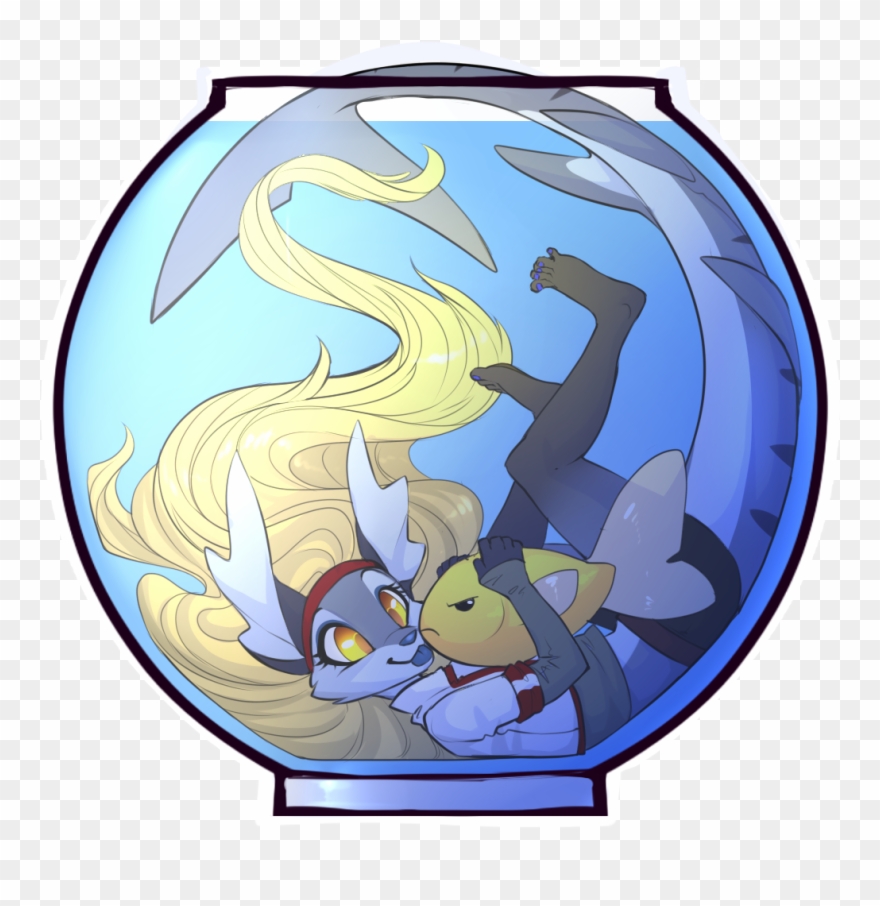 [sticker] Fishbowl - Cartoon Clipart