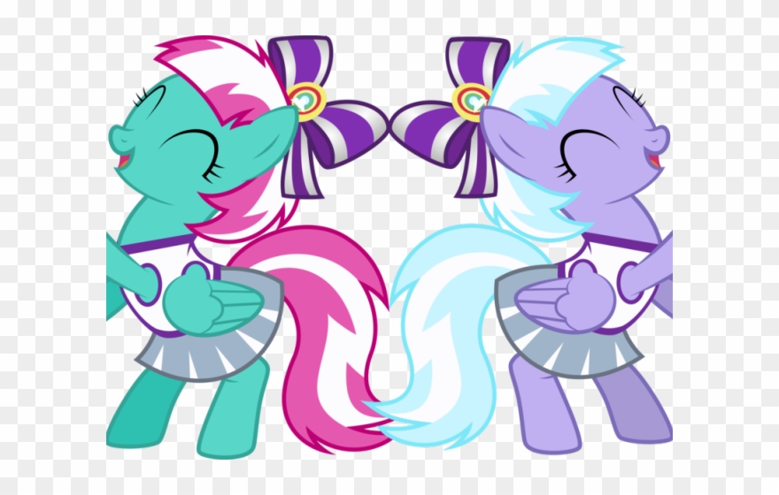 Cheerleader Clipart Pop Art - Lilac Sky Mlp - Png Download
