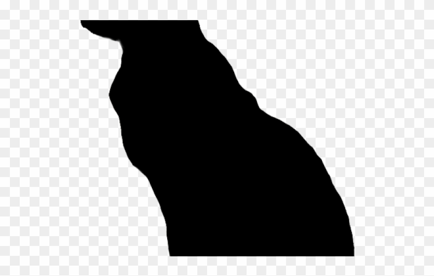 Boulder Clipart Cat - Silhouette - Png Download