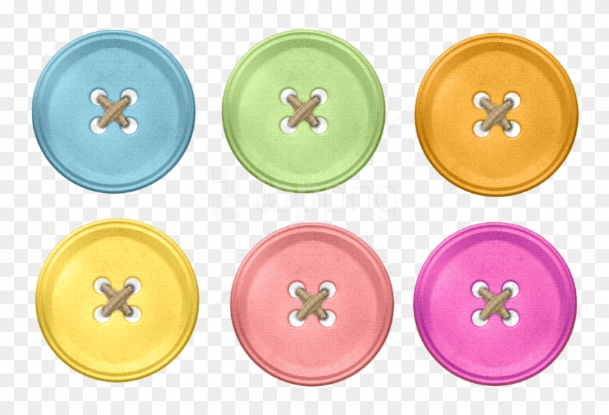 Free Png Web Button Clothing Shank - Cloth Button Png Clipart