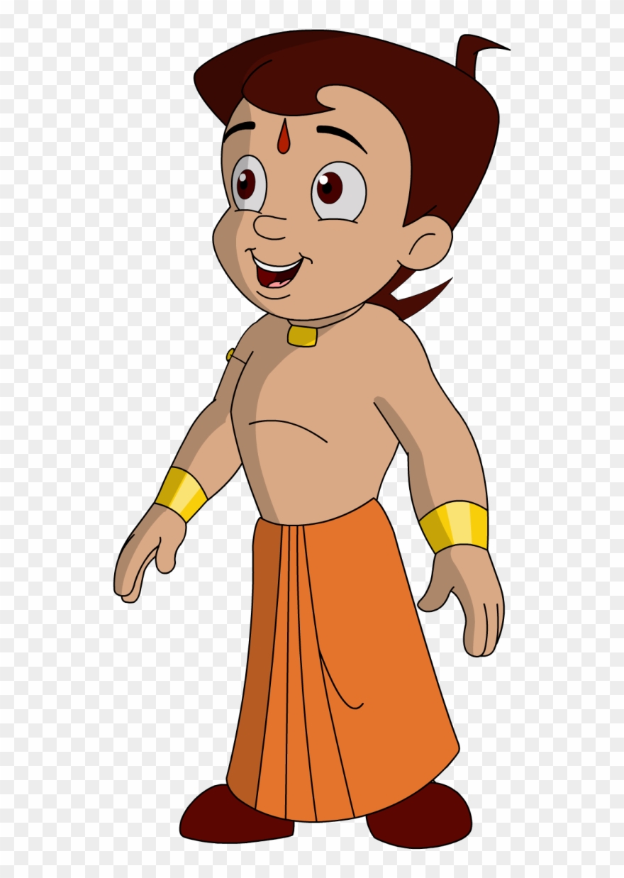 Chhota Bheem Cutting Cake Clipart