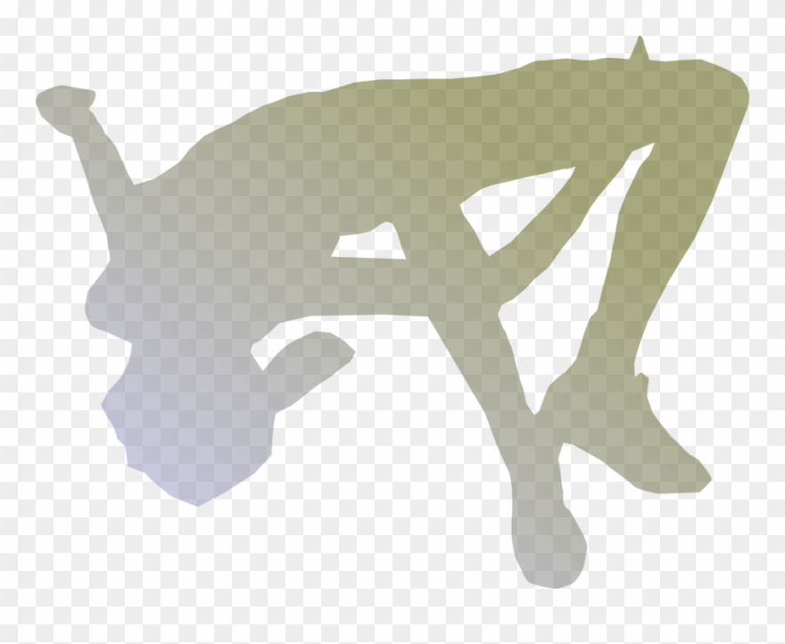 High Jump Athlete Athletic - Back Flip T Shirt Clipart