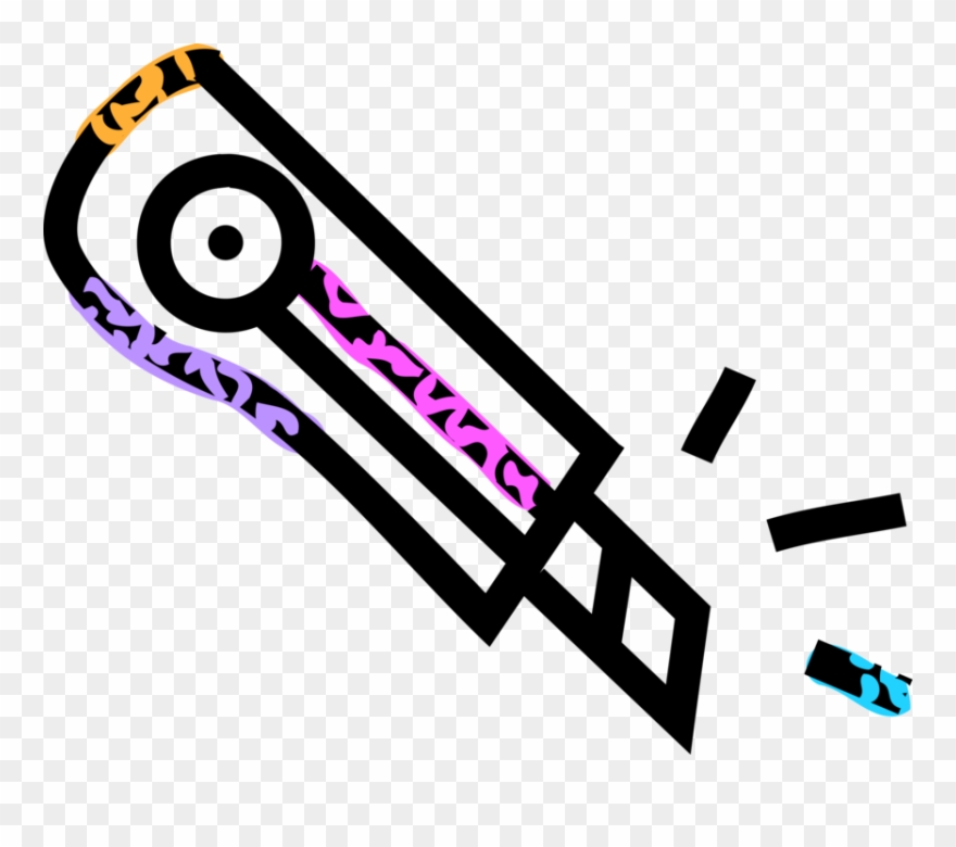 Retractable Blade Safety Knife Clipart