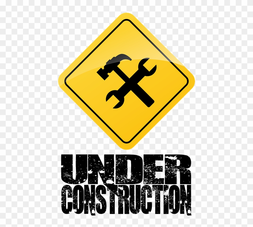 Construction, Safety, Site, Banner, Sign, Yellow - Under Construction Banner Png Clipart