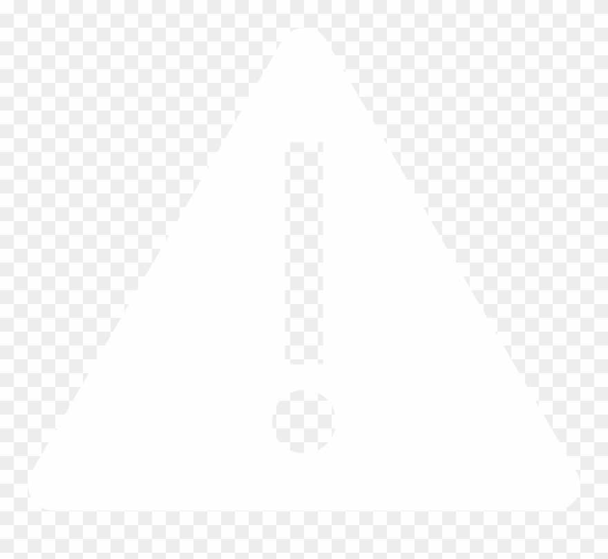 Bring Incident And Near Miss Communication To The Work - White Warning Triangle Png Clipart