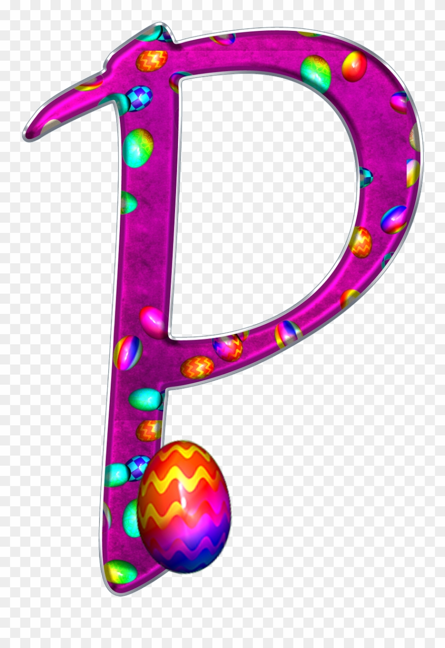 Alphabet Letter Initial - Letra P De Pascoa Clipart