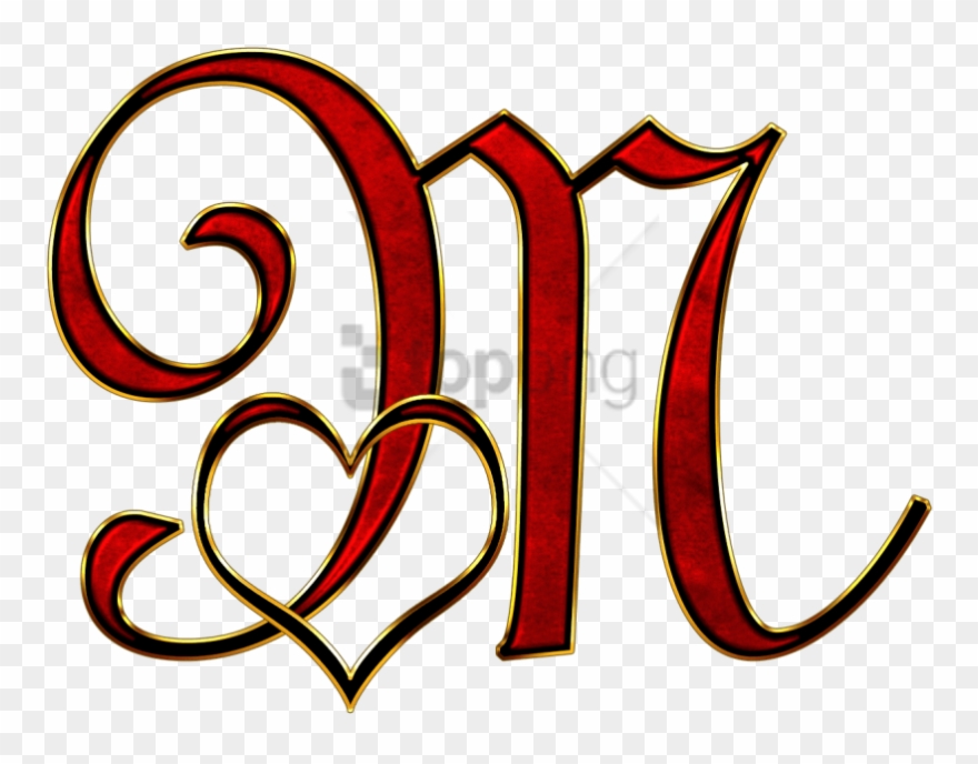 Free Png Valentine Capital Letter M Png Image With - Letter M Transparent Png Clipart