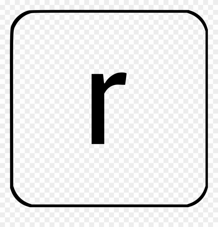Png File - Chữ R Clipart