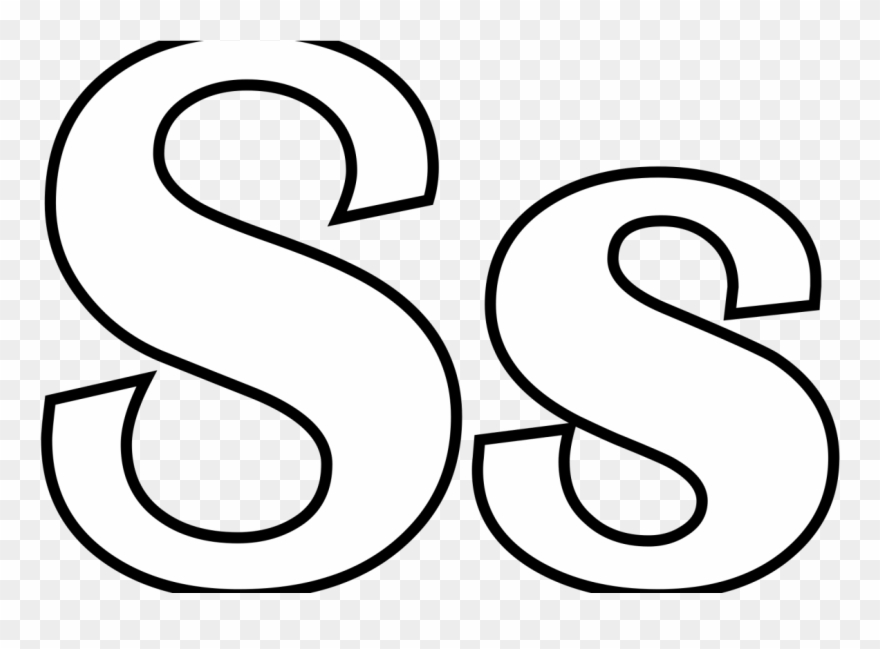 Coloring Pages For The Letter S Preschoolers Pictures - Gambar Mewarnai Huruf S Clipart
