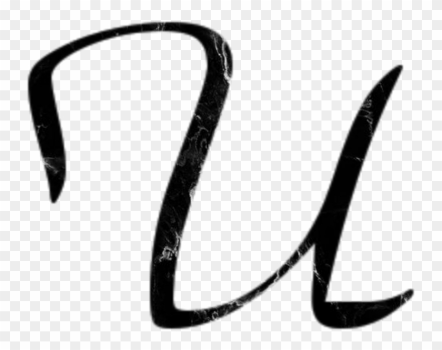 #u #abc #abcd #alfabet #freetoedit #sticker #buchstaben - Calligraphy Clipart