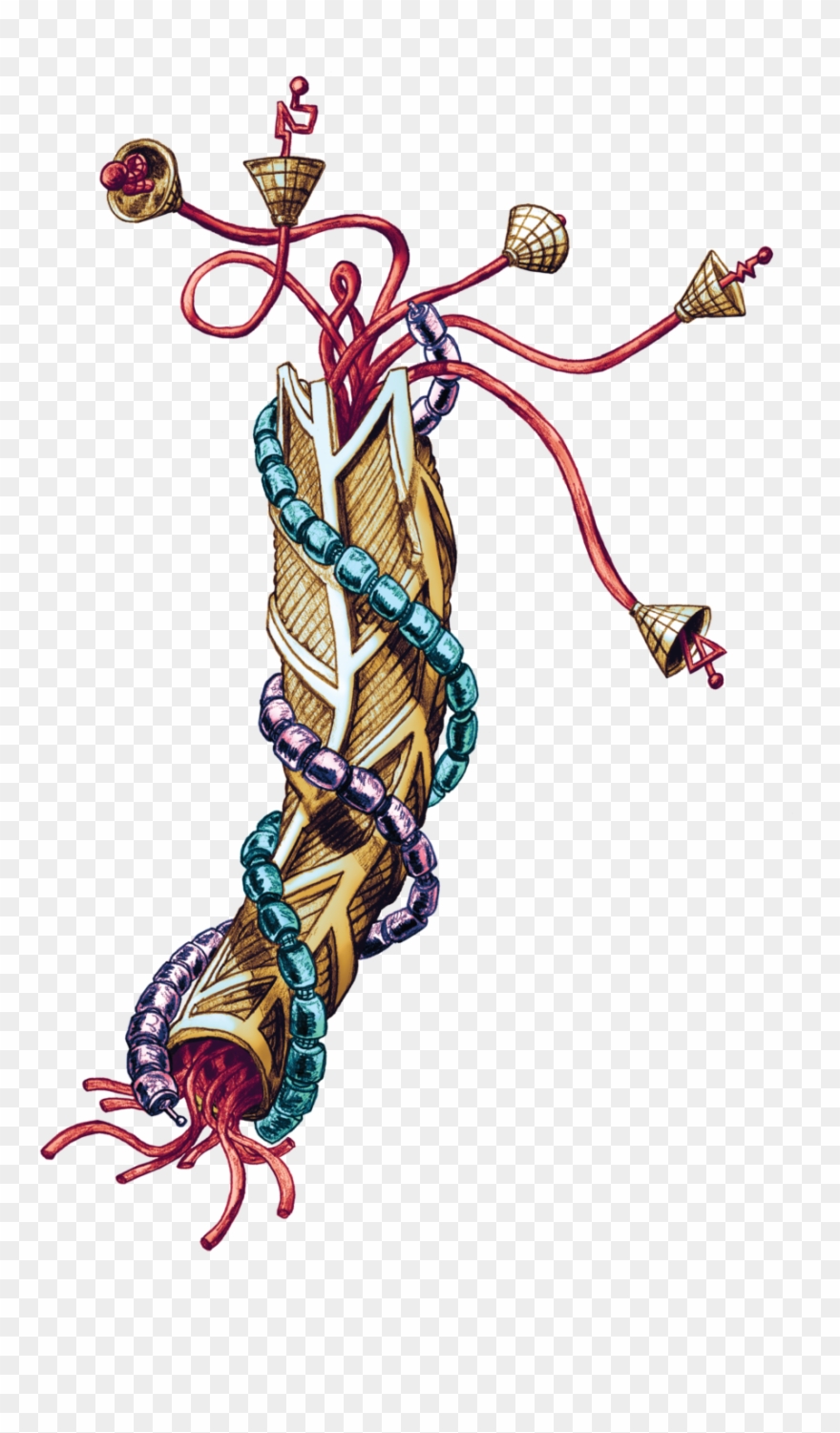 Tech Neck - Illustration Clipart